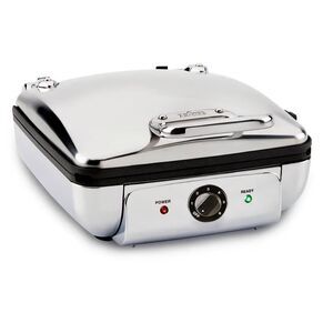 All-Clad 4-Slice Gourmet Waffle Maker w/Removable Plates